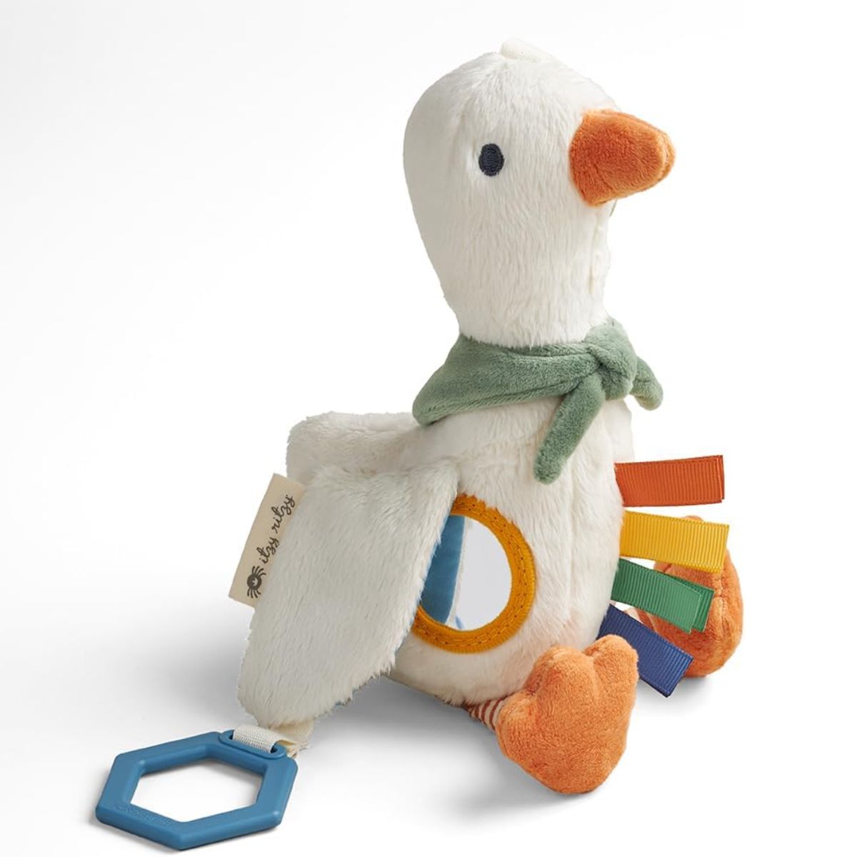 Itzy Ritzy Bitzy Traveler Developmental Sensory Toy - Gracie the Goose