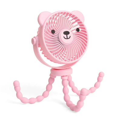 Itzy Ritzy Breeze 3-Speed Stroller Fan - Pink