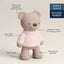 Itzy Ritzy Comfort Chew Natural Rubber Baby Teether & Toy - Bear