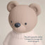 Itzy Ritzy Comfort Chew Natural Rubber Baby Teether & Toy - Bear