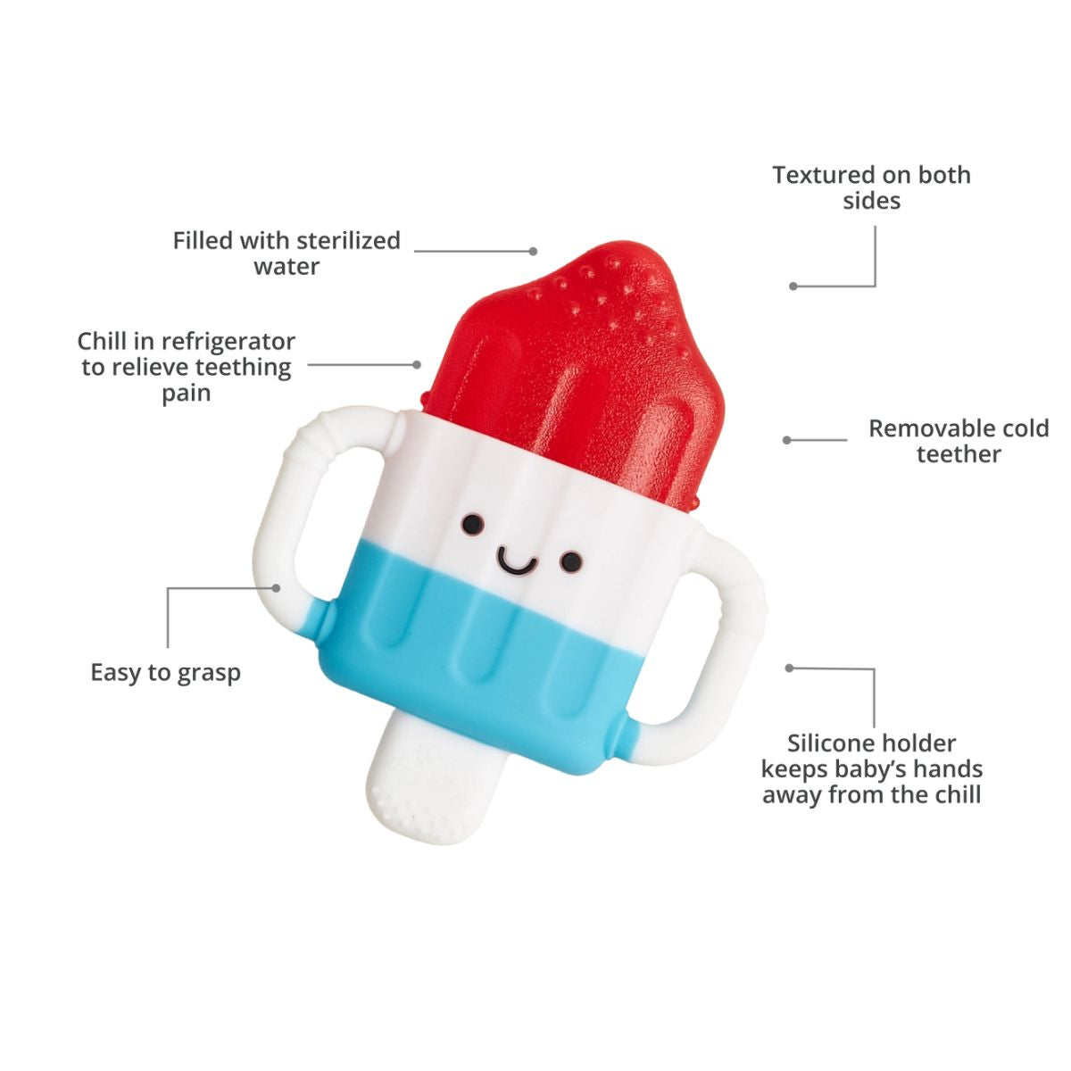 Itzy Ritzy Cool Cold Teether - Hero Pop