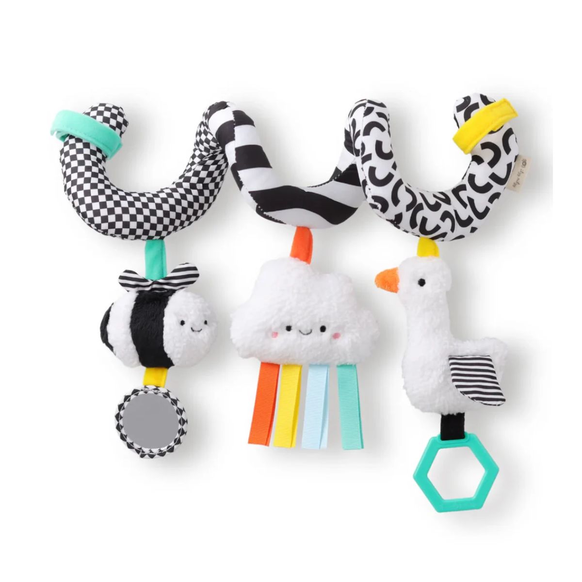 Itzy Ritzy Itzy Bitzy Spiral Car Seat & Stroller Activity Toy - High Contrast