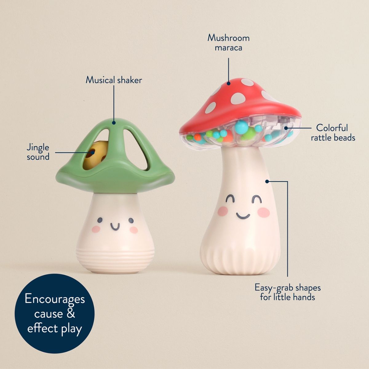 Itzy Ritzy Itzy Mini Maracas Baby Musical Toy Set