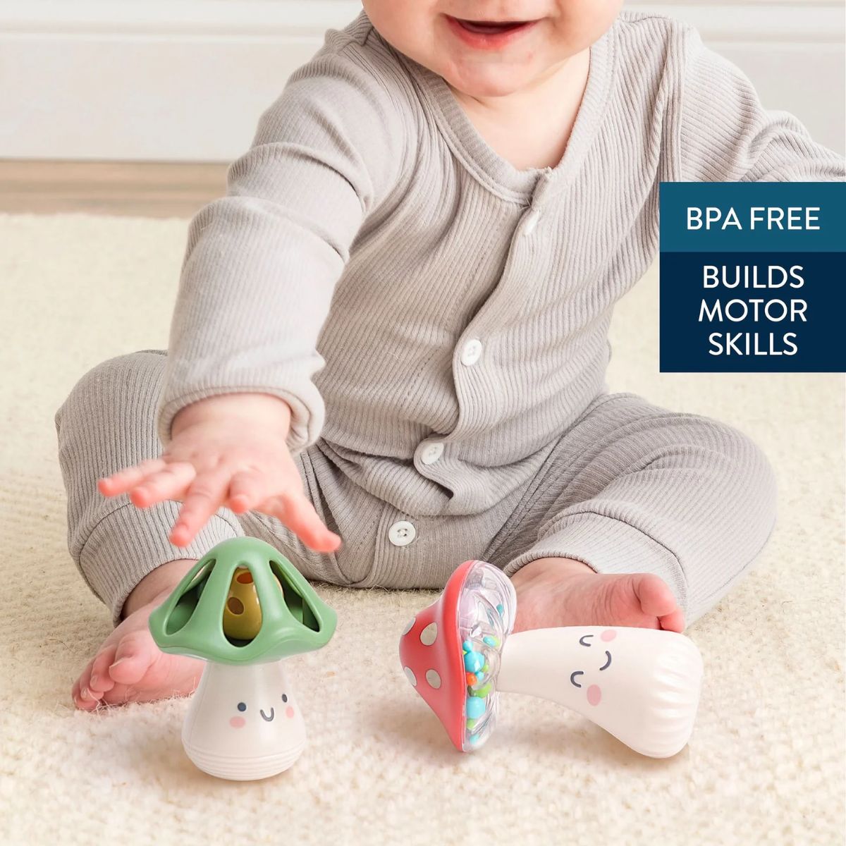 Itzy Ritzy Itzy Mini Maracas Baby Musical Toy Set