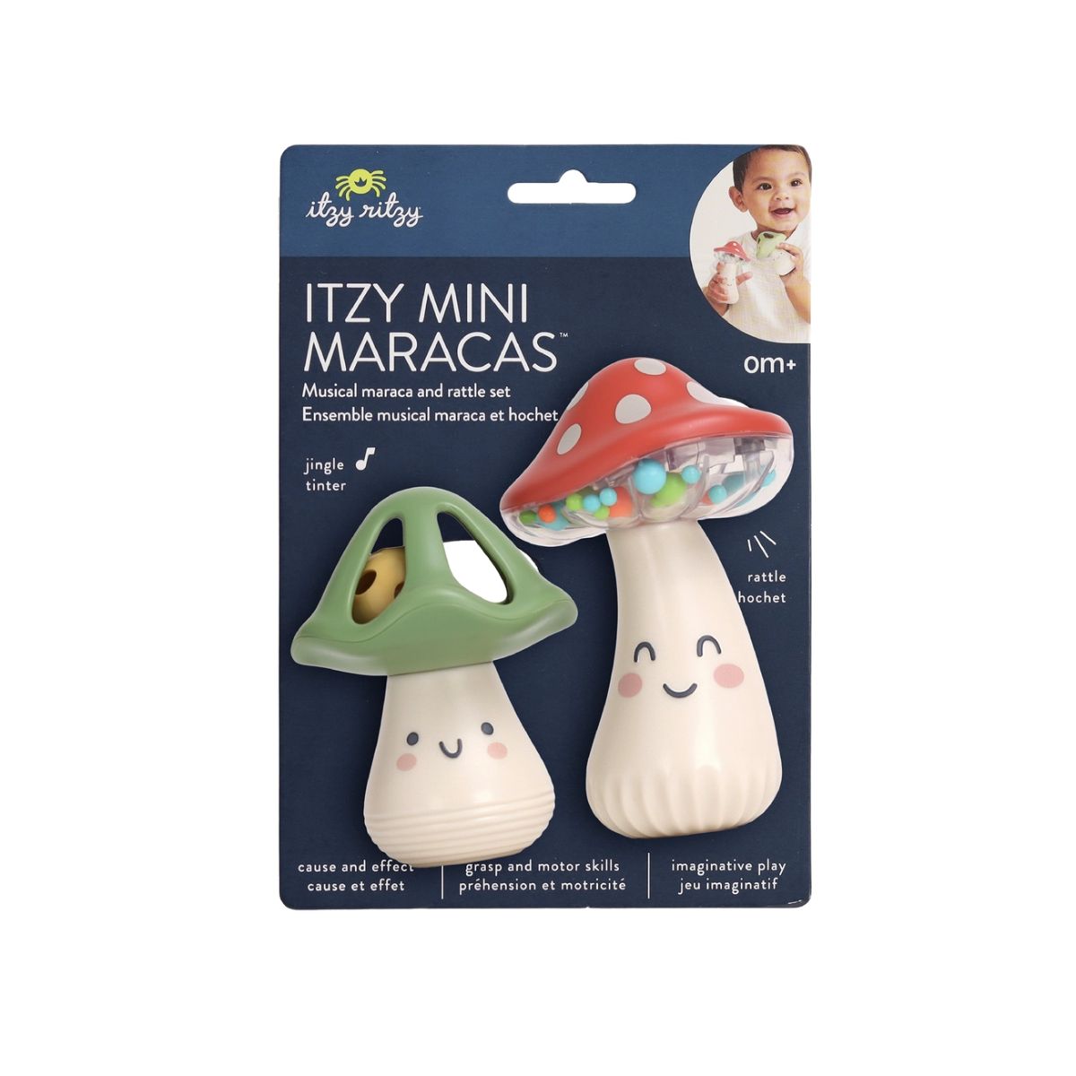 Itzy Ritzy Itzy Mini Maracas Baby Musical Toy Set