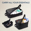 Itzy Ritzy Pack Like A Boss Packing Cubes - Matte Black