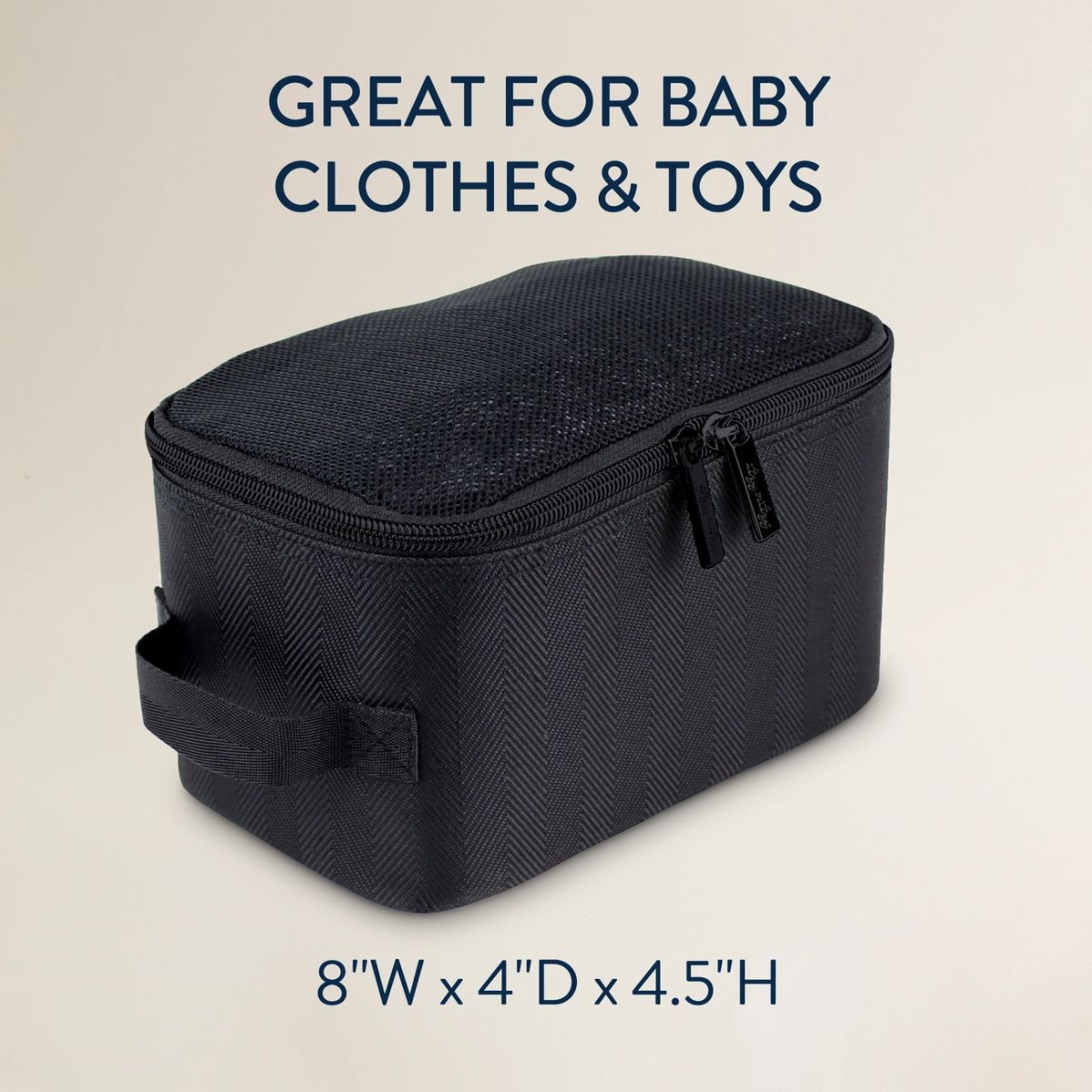 Itzy Ritzy Pack Like A Boss Packing Cubes - Matte Black