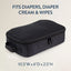 Itzy Ritzy Pack Like A Boss Packing Cubes - Matte Black