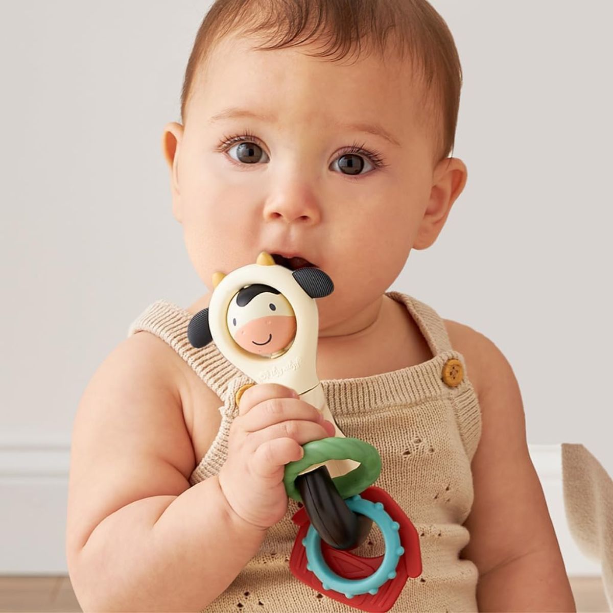 Itzy Ritzy Spinner Rattle - Carmen the Cow