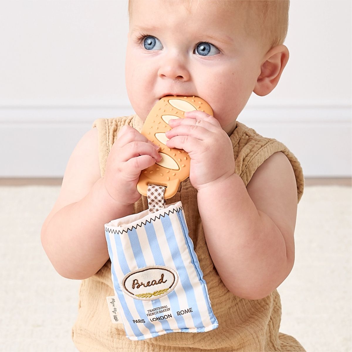 Itzy Ritzy Teensy Crinkle Teether on Luna Baby Store Miami