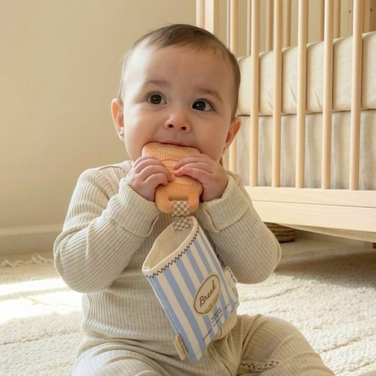 Itzy Ritzy Teensy Crinkle Teether on Luna Baby Store Miami