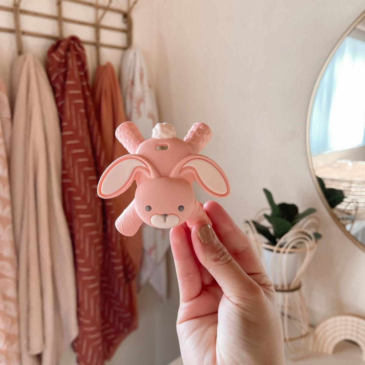 Itzy Ritzy Teether Baby Molar Teether - Bunny