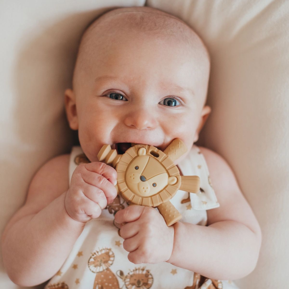 Itzy Ritzy Teether Baby Molar Teether - Lion