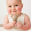 Itzy Ritzy Shake and Smile Silicone Baby Teether - Tan Bear on Luna Baby Store Miami
