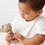 Itzy Ritzy Shake and Smile Silicone Baby Teether - Tan Bear on Luna Baby Store Miami