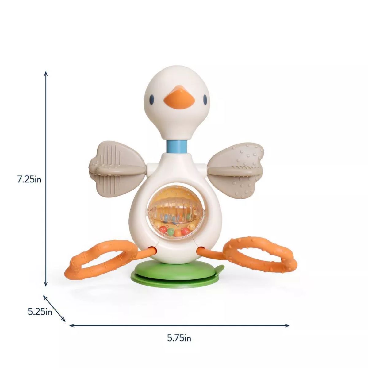 Itzy Twist & Bop - High Chair Sensory Toy Goose on Luna Baby Store Miami