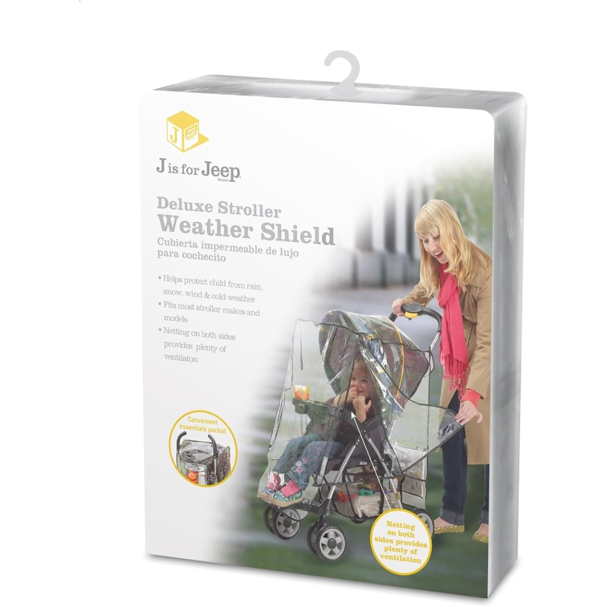 jeep double stroller rain cover Jeep Deluxe Stroller Weather Shield