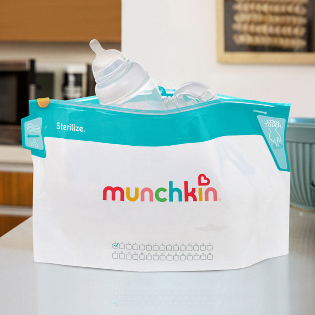 Munchkin Jumbo Microwave Sterilizer Bags - 6 Pack - Luna Baby Store Miami