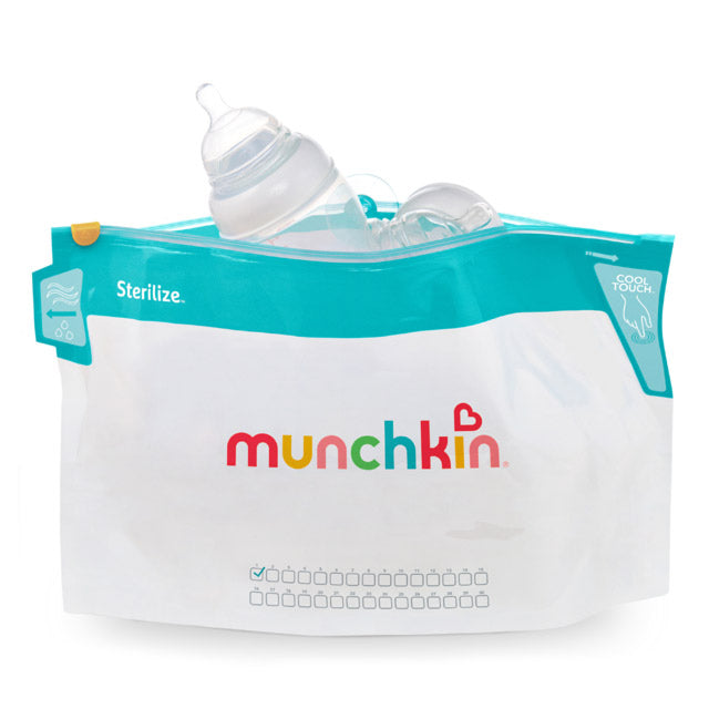 Munchkin Jumbo Microwave Sterilizer Bags - 6 Pack - Luna Baby Store Miami