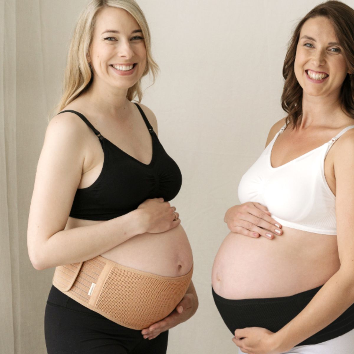 KeaBabies Ease Maternity Belly Band Support Belt M/L - Classic Ivory