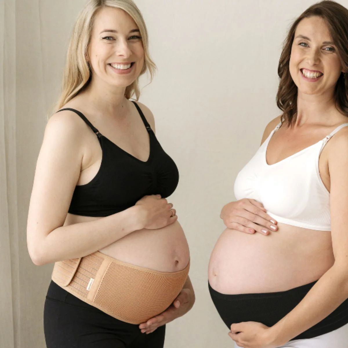 KeaBabies Ease Maternity Belly Band Support Belt M/L - Midnight Black