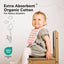 KeaBabies Organic Drool Bibs 8-Pack for Teething Babies 0-24M - Sweet Charm on Luna Baby Store Miami