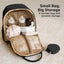 KeaBabies Play Diaper Backpack with Changing Pad - Trendy Black on Luna Baby Store Miami
