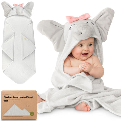 KeaBabies PlayPals Baby Hooded Towel - Ella