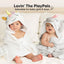 KeaBabies PlayPals Baby Hooded Towel - Ella on Luna Baby Store Miami