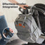 KeaBabies Rove Diaper Backpack - Classic Grey on Luna Baby Store Miami