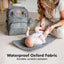 KeaBabies Rove Diaper Backpack - Classic Grey on Luna Baby Store Miami
