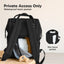 KeaBabies Rove Diaper Backpack -  Trendy Black on Luna Baby Store Miami