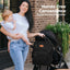 KeaBabies Rove Diaper Backpack -  Trendy Black on Luna Baby Store Miami