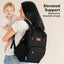 KeaBabies Rove Diaper Backpack -  Trendy Black on Luna Baby Store Miami