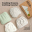 KeaBabies Soothe 2-Pack Fitted Bassinet Sheets Universal - Sage
