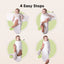 KeaBabies Soothe Swaddle Sack 3 Pack Organic Cotton - Aspire on Luna Baby Store Miami