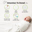 KeaBabies Soothe Swaddle Sack 3 Pack Organic Cotton 0-3M - Soft White on Luna Baby Store Miami