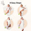 KeaBabies Soothe Swaddle Sack 3 Pack Organic Cotton 0-3M - Soft White on Luna Baby Store Miami