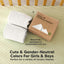 KeaBabies Waterproof Crib Mattress Protector Cover Fitted 2-Pack - Soft White on Luna Baby Store Miami