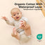 Keababies 2pk Waterproof Crib Sheets Baby Mattress Protector+ - Cameo