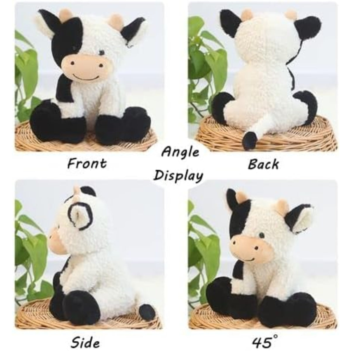 Kelly Toys 9 inches Stuffed Animal - Cow
