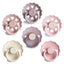 Mushie FRIGG Natural Rubber Blooming Love Pacifier 6-Pack