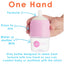 Popyum - 2Pk Anti-Colic Formula Making Baby Bottle 5 Oz, Pastel Purple