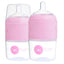 Popyum - 2Pk Anti-Colic Formula Making Baby Bottle 5 Oz, Pastel Purple