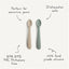 Mushie Silicone Feeding Spoons (Tradewinds) 2-Pack on Luna Baby Store Miami