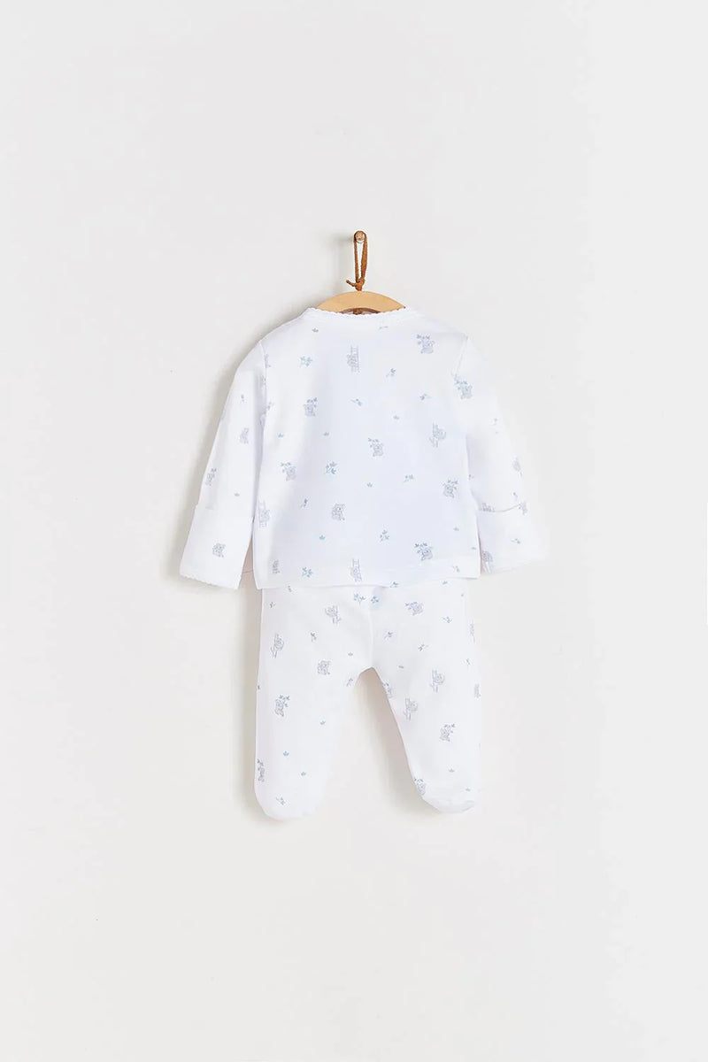 Babycottons Koala Kimono & Pants Set - Grey