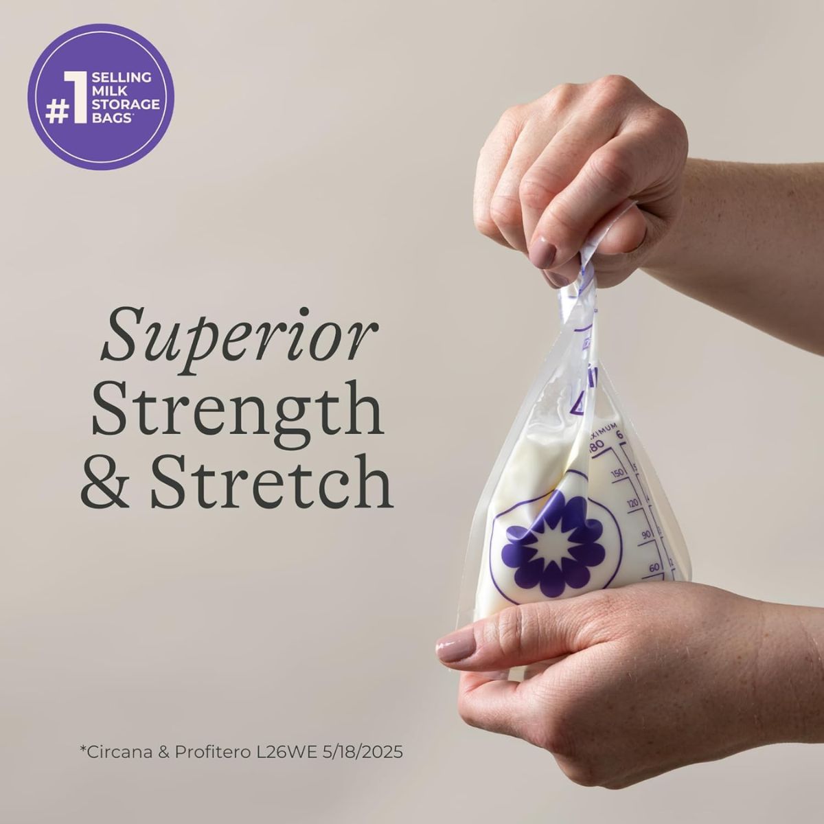 Lansinoh Breastmilk Storage Bags, 100 count