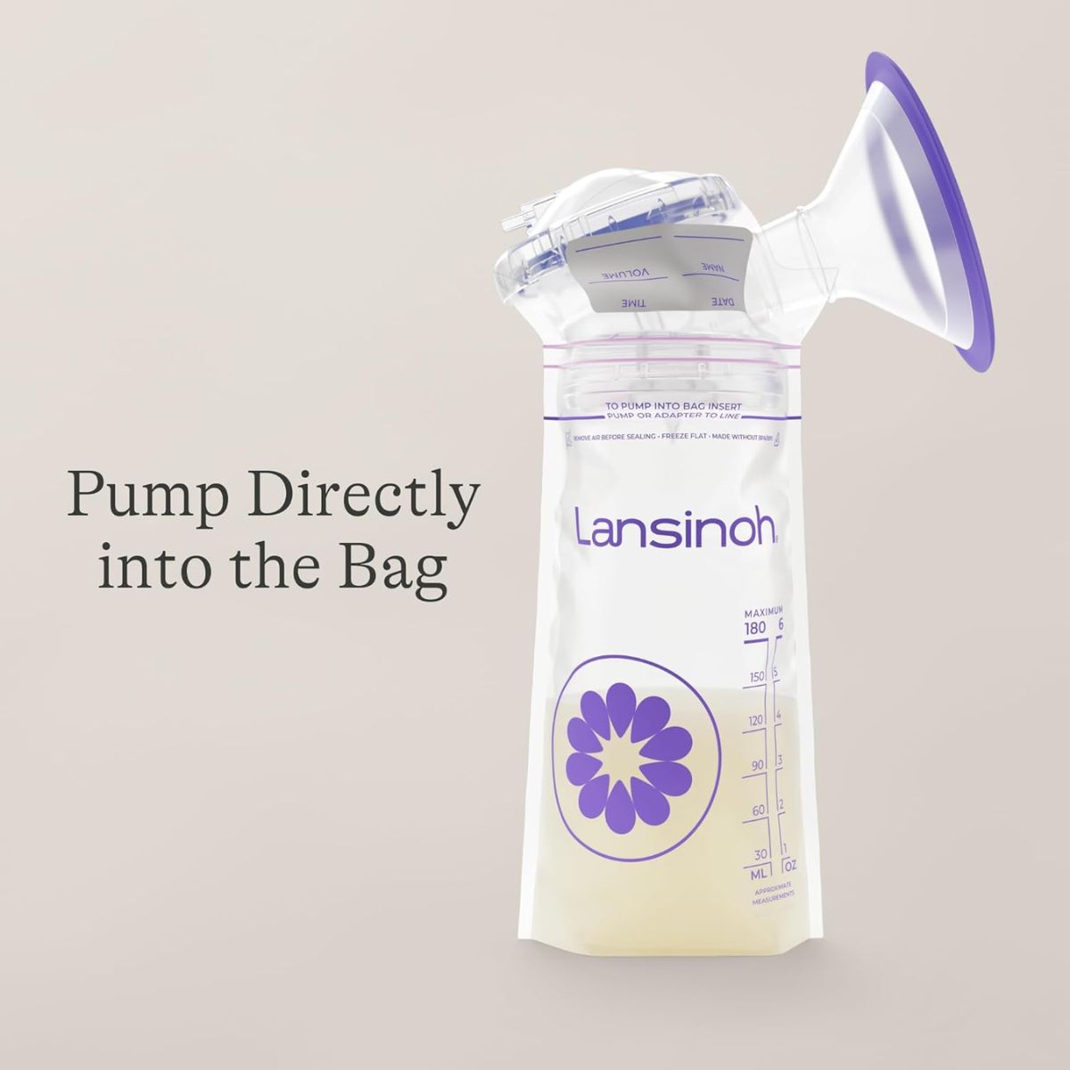 Lansinoh Breastmilk Storage Bags, 100 count on Luna Baby Store Miami