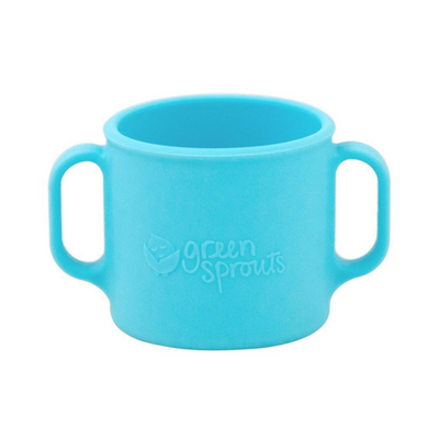 Green Sprouts Learning Cup Made From Silicone Aqua