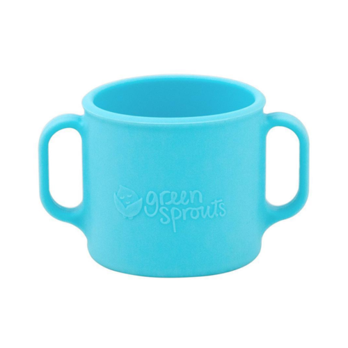 Green Sprouts Learning Cup Made From Silicone Aqua